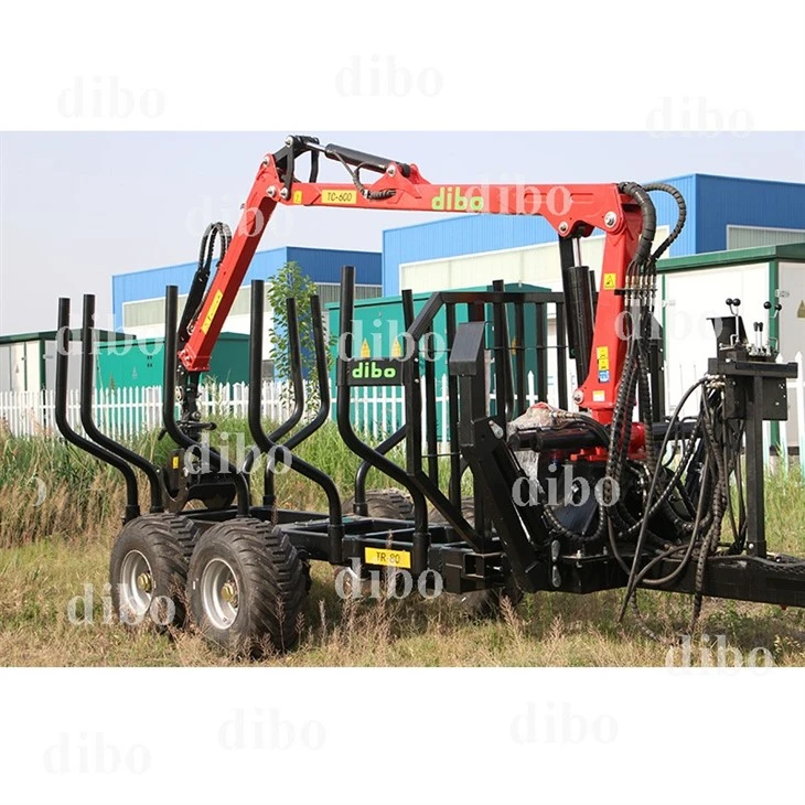 5.5m Log Crane With Trailer